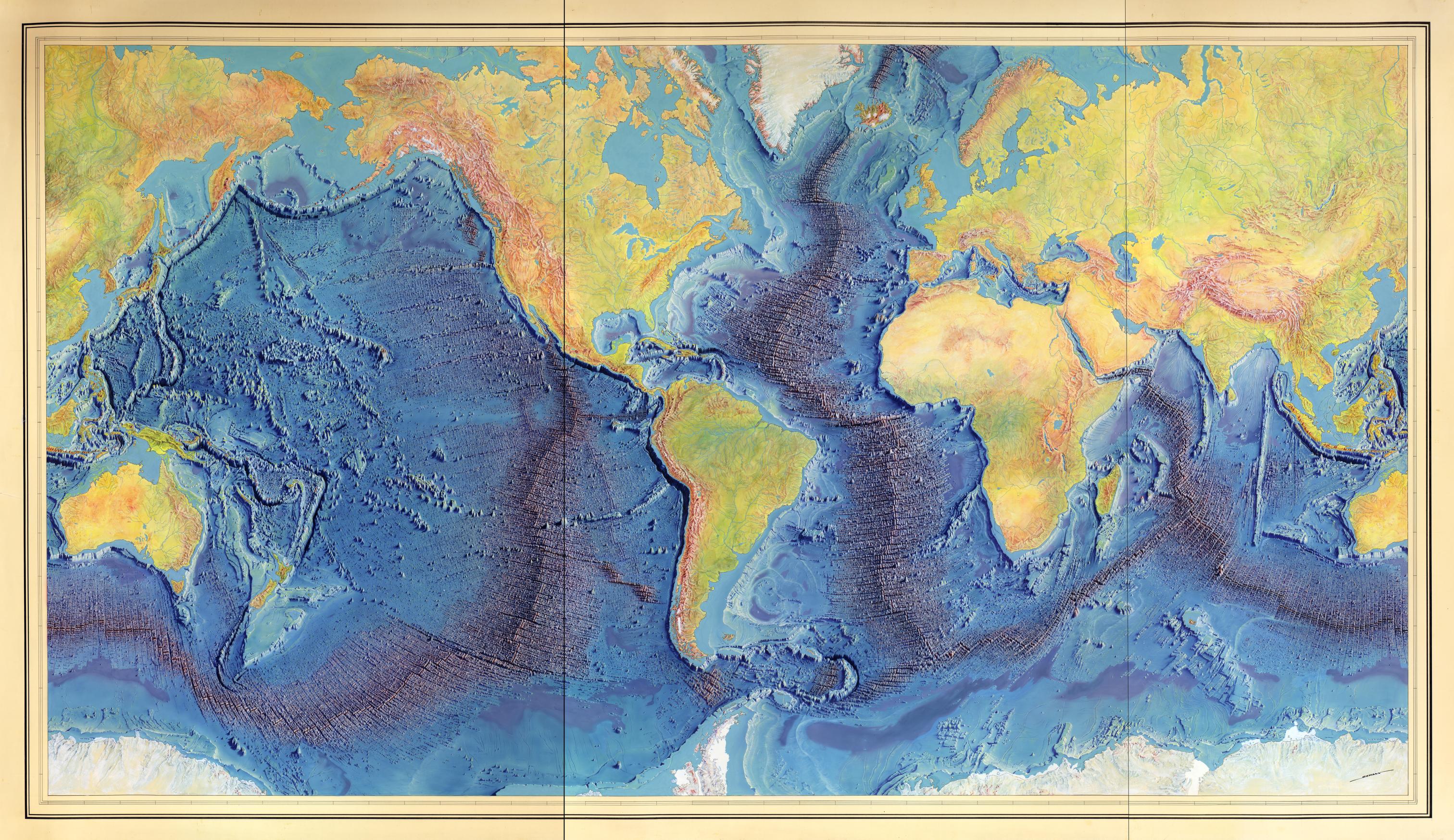 World ocean floor